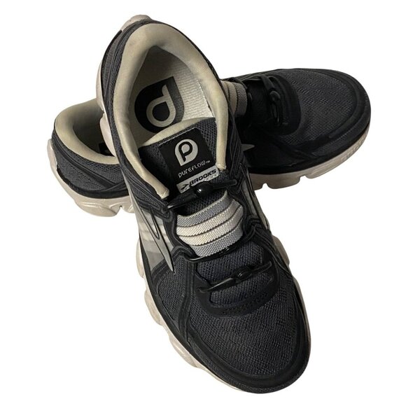 Brooks PureFlow Running ShoeWomen’s Size Black & Gray‎ Size 8.5 - Picture 8 of 10